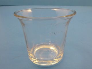 Vintage Betty Taplin Glass Measuring Jar For Child 