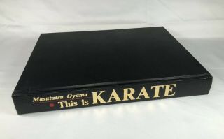 This Is Karate Masutatsu Oyama 2nd Printing 1965 Vintage Hardcover