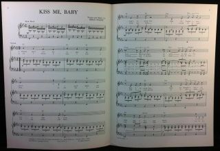 BEACH BOYS Kiss Me,  Baby 1966 Vintage Sheet Music 2