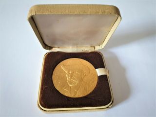 Vintage Brass Gold Plate Medal Vincent Van Gogh Museum Amsterdam