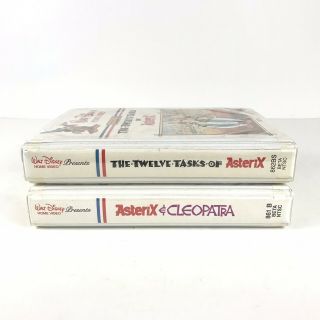 Set Of Rare Vintage Walt Disney Home Video Beta Video Cassette Tapes ASTERIX 3