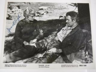 James Stewart,  Janet Leigh Dual Signed " Vintage " Western Photo