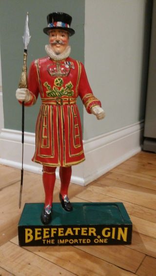 Vintage Beefeaters Gin Advertising Figure