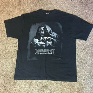 Vintage Megadeth Youthanasia Father Vic T - Shirt - (circa 1994)
