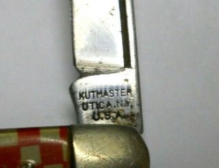 Vintage Purina 2 blade Kutmaster Pocket Knife 3