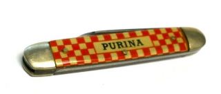 Vintage Purina 2 blade Kutmaster Pocket Knife 4