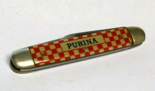 Vintage Purina 2 blade Kutmaster Pocket Knife 5