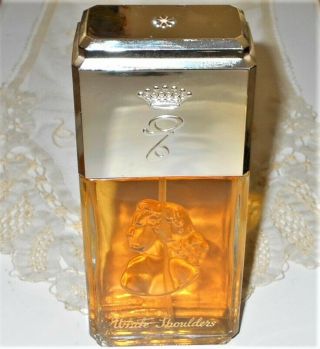 Vintage White Shoulders Perfume Evyan 4.  5 Oz Lg Glass Bottle Spray Cologne Exc