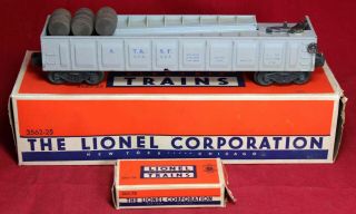 Lionel 3562 Operating Barrel Car W/ Box - O Scale - Train - Vintage