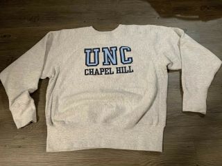 Vintage North Carolina Tar Heels Unc Chapel Hill Crewneck Sweatshirt Size Small