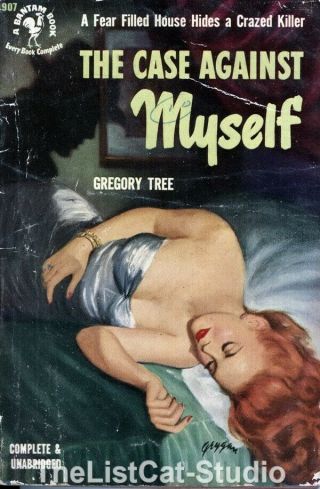 Vpb - 207 Vintage Collectible Paperback The Case Against Myself Gregory Tree 1951