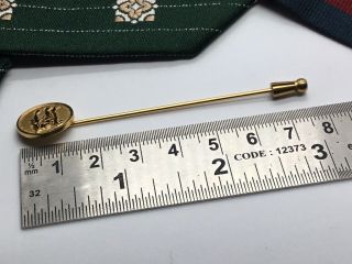 Vintage Burberry Burberrys Made In Italy Horse Logo Lapel Stick Tie Pin 4
