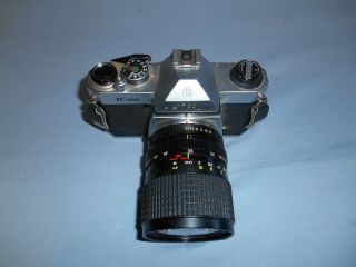 Vintage Asahi Pentax K1000 35mm SLR Film Camera Tokina AT - X 28 - 85 1:35 - 4.  5 Lens 2