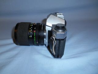 Vintage Asahi Pentax K1000 35mm SLR Film Camera Tokina AT - X 28 - 85 1:35 - 4.  5 Lens 3