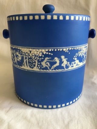 Vintage Biscuit Barrel Porcelain Jar Tams’ Ware - Stoke On Trent England
