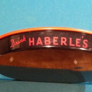 VINTAGE HABERLE’S SERVING BEER TRAY CONGRESS LAGER ALE SYRACUSE NY 3