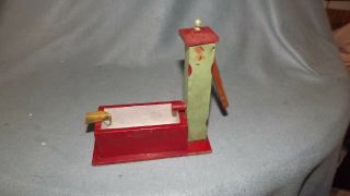 Vintage Handmade Wooden Hand Pump Toy