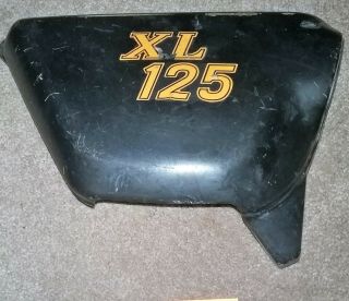 Vintage Side Covers Motorcycle 1974 Xl 125 - Year And Make Unknown