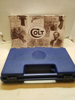 Vintage Colt Elite Ten/forty Model 08046 Plastic Case With Sleeve