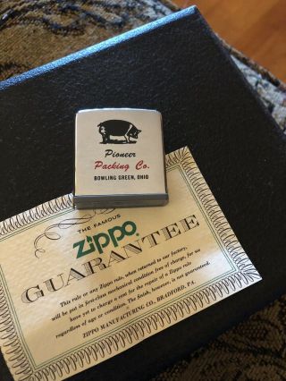 Vintage Zippo Tape Measure & Paper Advertising Bg Ohio