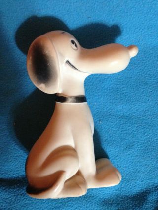 Snoopy Peanuts 1958 Vintage United Feature Syndicate Rubber Rare Squeeze Toy