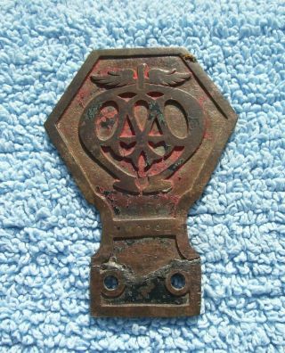Vintage 1920s Aa Lorry/truck Commercial Vehicle Badge - Pre - War Industrial Rare