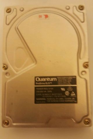 Quantum Prodrive Els 80mb Vintage 3.  5 " Ide Hard Drive Apple Read