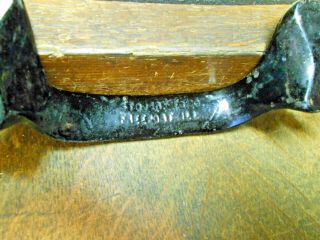 NOS Cast Iron Thumb Latch Offset Handle Vintage Stover Mfg.  Co.  Freeport,  Ill. 2