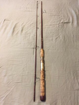 Vintage Fenwick Fs70 7’ Spinning Rod Feralite Wire Eyed Spinning Fishing Rod