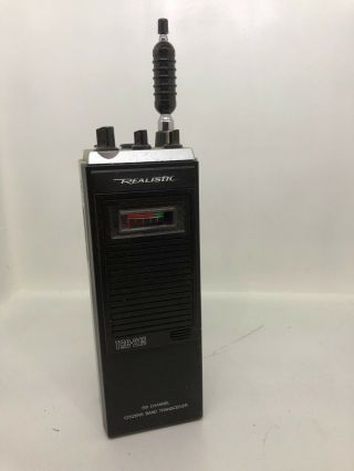 Vintage Realistic Trc - 215 6 - Channel Portable Cb Radio - Ships