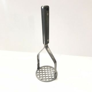Flint Stainless Steel Masher Made Usa Vintage Potato Masher 9 Inches Tall