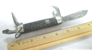 Vintage Boy Scout Pocket Knife Ulster Made In Usa