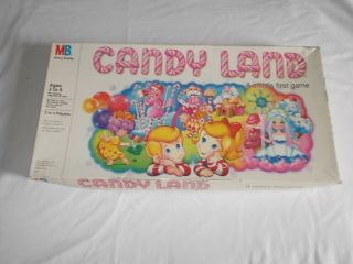 Vintage 1984 Milton Bradley Candy Land Board Game 100 Complete