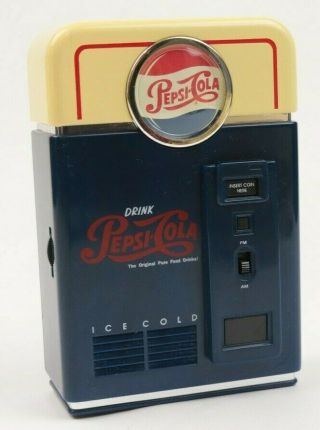 Vintage 1998 Pepsi Cola Vending Machine Am / Fm Transistor Radio