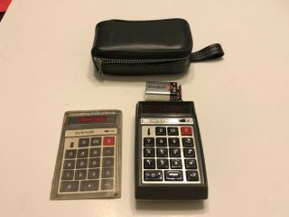 Vintage Craig Calculator 4501 With Case And Instructions (- No Chord)