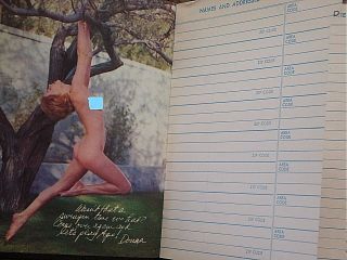 VINTAGE 1966 THE UNDRESS ADDRESS BOOK GIRLY RISQUE JAPAN PARTIAL NUDE PHOTOS 4