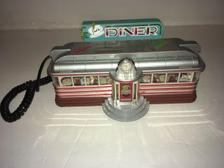 Joes Diner Phone Telemania Musical Telephone Vintage 1:48 Diecast - Lego
