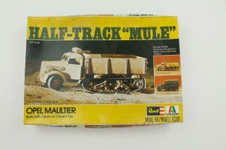 Vintage Revell Italaerei 1/35 Opel Maultier Half - Track " Mule " H - 2116