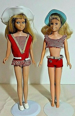 Vintage Skipper And Scooter Dolls Oss Plus More