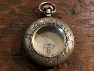 Vintage Sterling Pocket Watch Case A.  W.  C Company