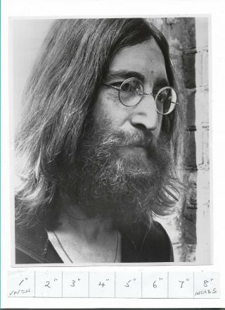 The Beatles,  Vintage Photo Of John Lennon Taken In 1969.