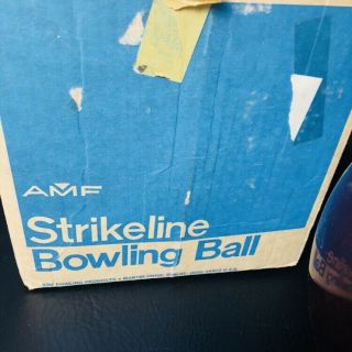 Vintage AMF Strikelike Bowling Ball No Holes 15.  5 LBs 4