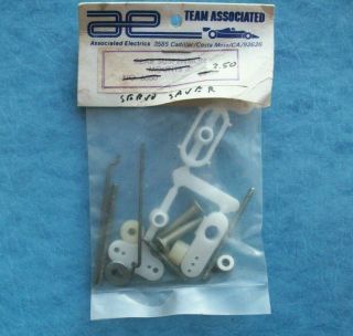 Vintage Team Associated 6250 White Servo Saver Complete Asc6250 Out Of Package