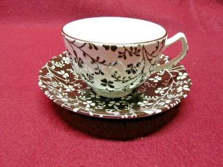 Vintage Set of 2 Laura Ashley Susanna Johnson Brothers England Tea Cup Saucer 3
