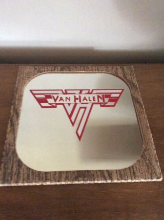 Vintage Van Halen Carnival Prize Mirror 12x12 Tile