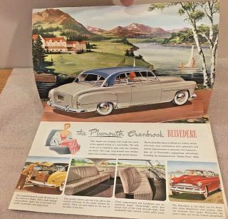 Vintage Plymouth Cranbrook Belvedere 1950 