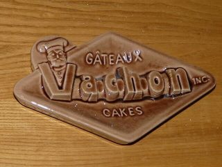 Vintage Gâteau Vachon Cake Beauce Ashtray 1482