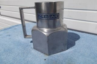 Vintage Cragar Wheels Chug - A - Lug Aluminum Lug Nut Mug 4