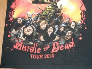 Vtg Ted Nugent Trample The Weak Hurdle The Dead Tour 2010 Shirt Men ' s SMALL 4