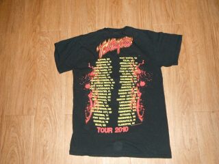 Vtg Ted Nugent Trample The Weak Hurdle The Dead Tour 2010 Shirt Men ' s SMALL 5